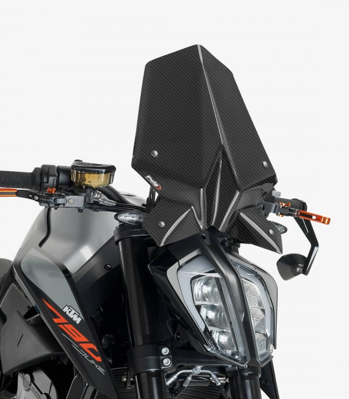 Cúpula Puig Naked New Generation Sport KTM 790 Duke Símil carbono 9668C