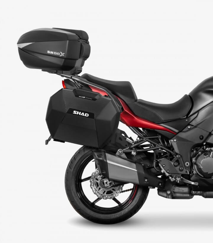 Soportes 3P maletas laterales SHAD K0VR14IF para Kawasaki Versys 1000 (19-24), Versys 1100 (25)