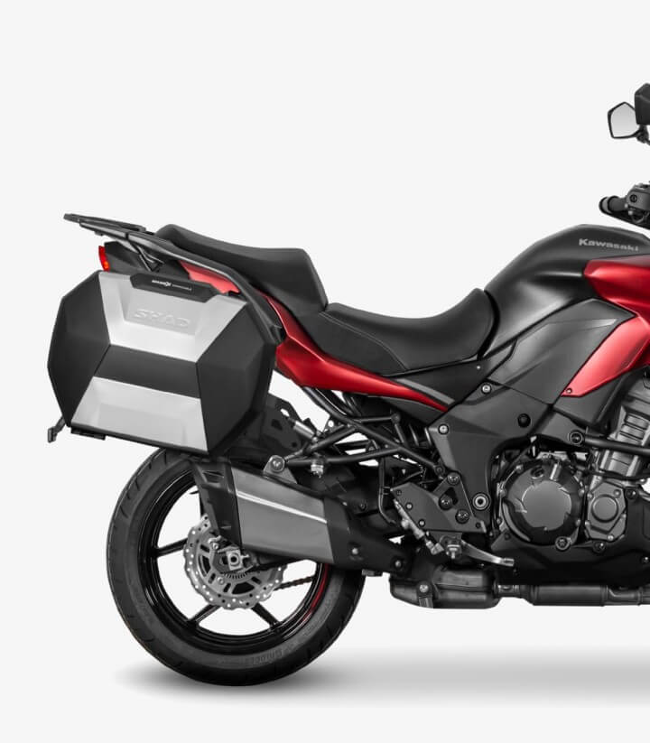 Soportes 3P maletas laterales SHAD K0VR14IF para Kawasaki Versys 1000 (19-24), Versys 1100 (25)
