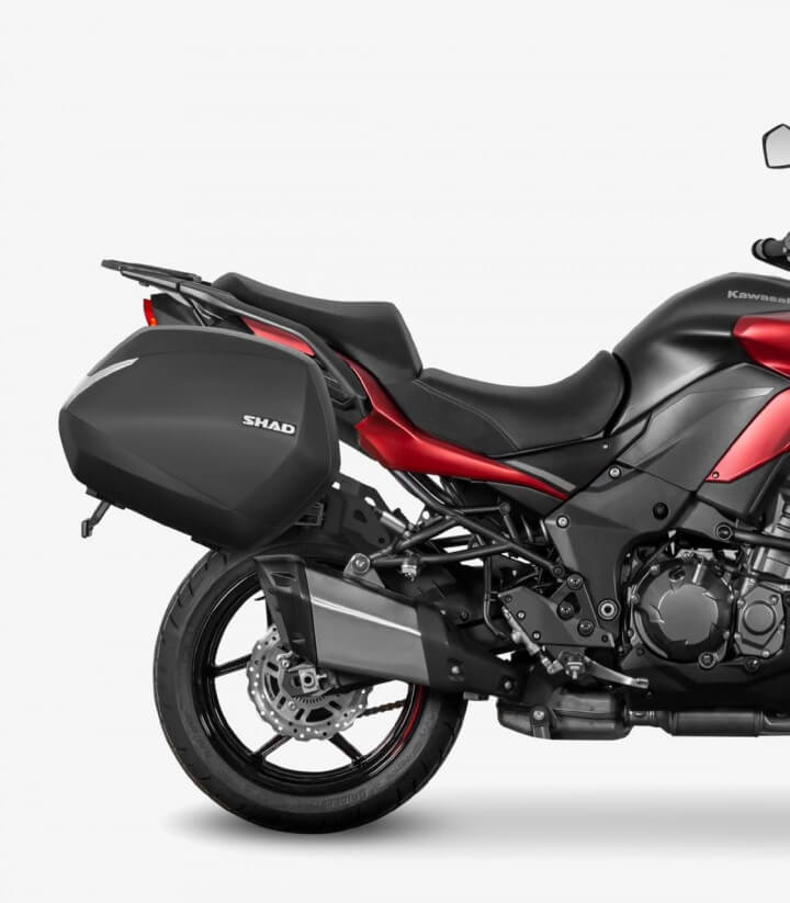 Soportes 3P maletas laterales SHAD K0VR14IF para Kawasaki Versys 1000 (19-24), Versys 1100 (25)