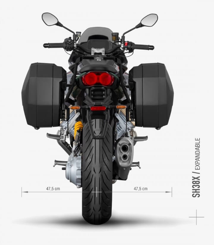 SHAD 3P Side Case Racks M0VM13IF for Moto Guzzi V100 Mandello (22-25)