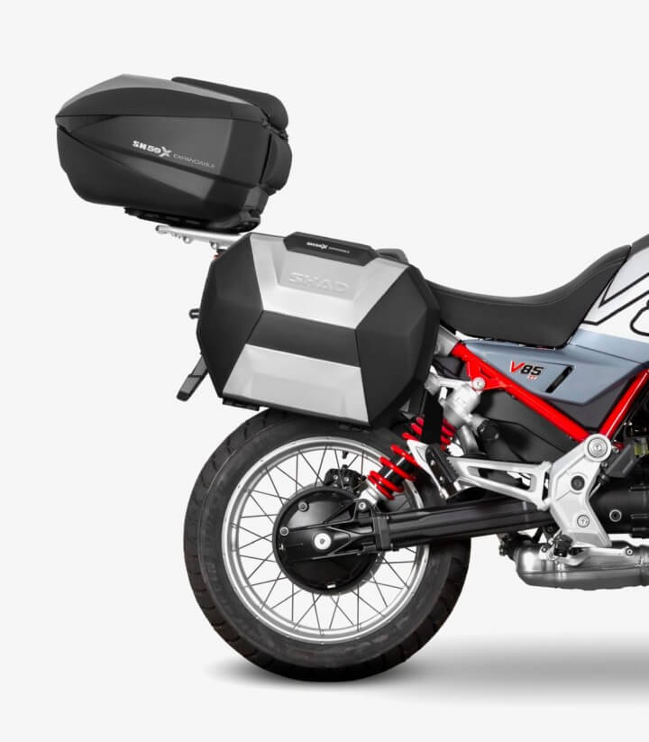 Soportes 3P maletas laterales SHAD M0VT84IF para Moto Guzzi V85 TT / V85 TT Travel (24-25)