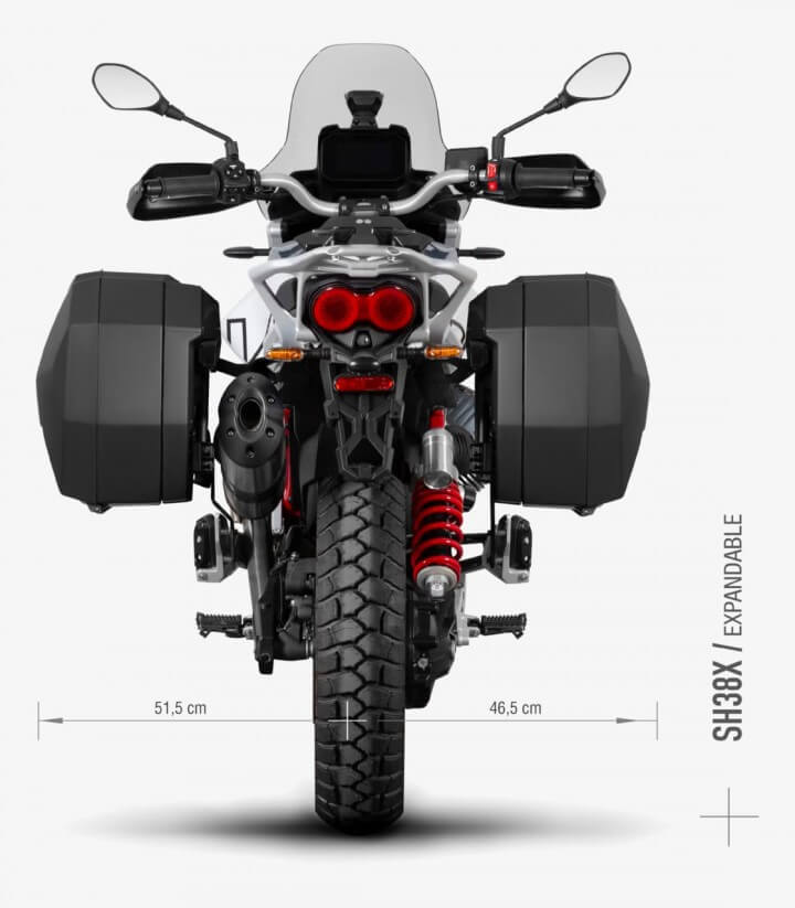 Soportes 3P maletas laterales SHAD M0VT84IF para Moto Guzzi V85 TT / V85 TT Travel (24-25)