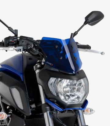 Yamaha MT-07 (2018 - 2020) Puig New Generation Sport Blue Windshield 9666A