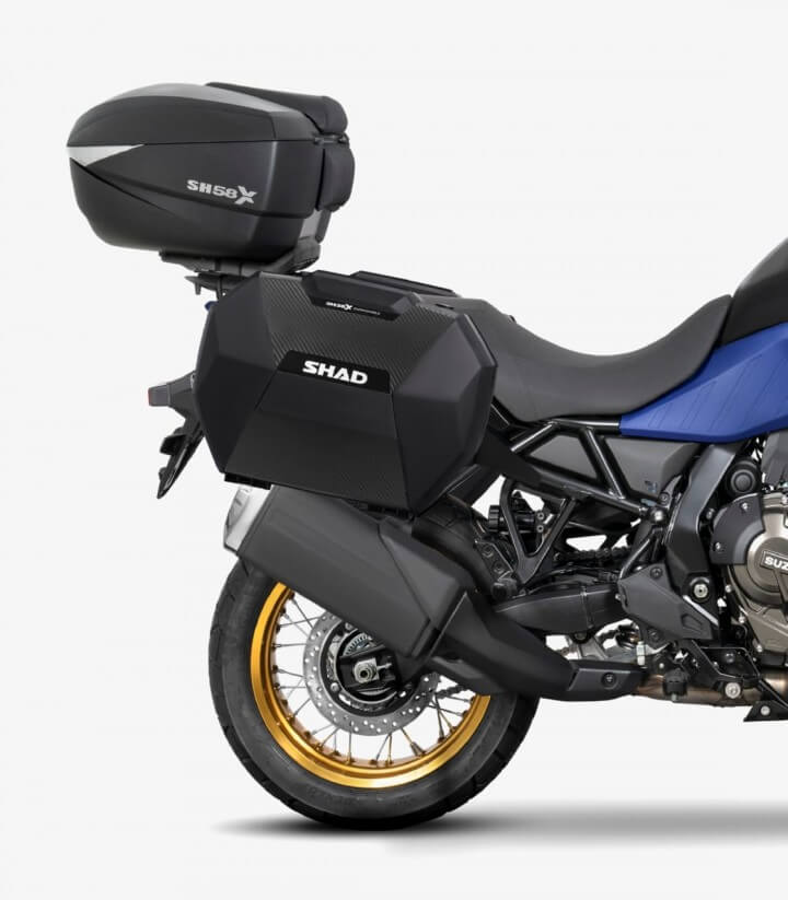 Soportes 3P maletas laterales SHAD S0VS83IF para Suzuki V-Strom 800 SE/DE/Tech (23-25)