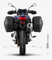 Soportes 3P maletas laterales SHAD W0FS88IF para BMW F750/800/850GS (18-24), F850/900GS Adventure (19-25)