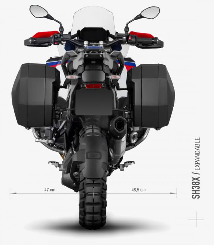 Soportes 3P maletas laterales SHAD W0RG15IF para BMW R1300GS Adventure (25)
