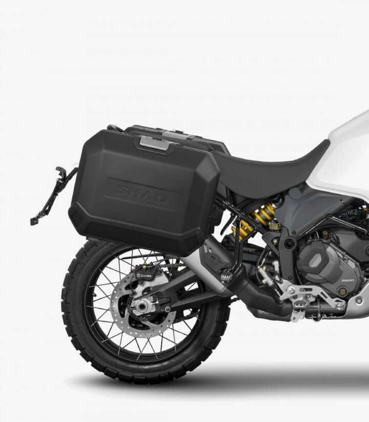 Soportes 4P maletas laterales SHAD D0DS924P para Ducati Desert X 937 (22-25), Desert X Rally (24-25)