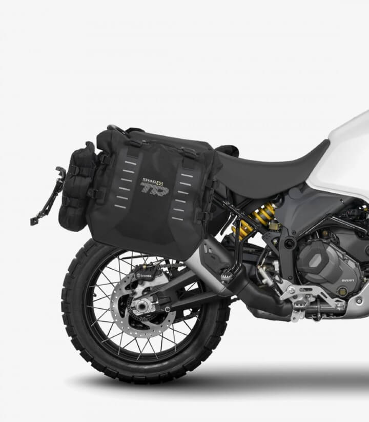 Soportes 4P maletas laterales SHAD D0DS924P para Ducati Desert X 937 (22-25), Desert X Rally (24-25)