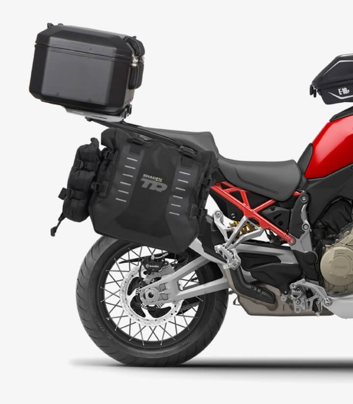 Soportes 4P maletas laterales SHAD D0MV114P para Ducati Multistrada V4 S1200 (21-24)
