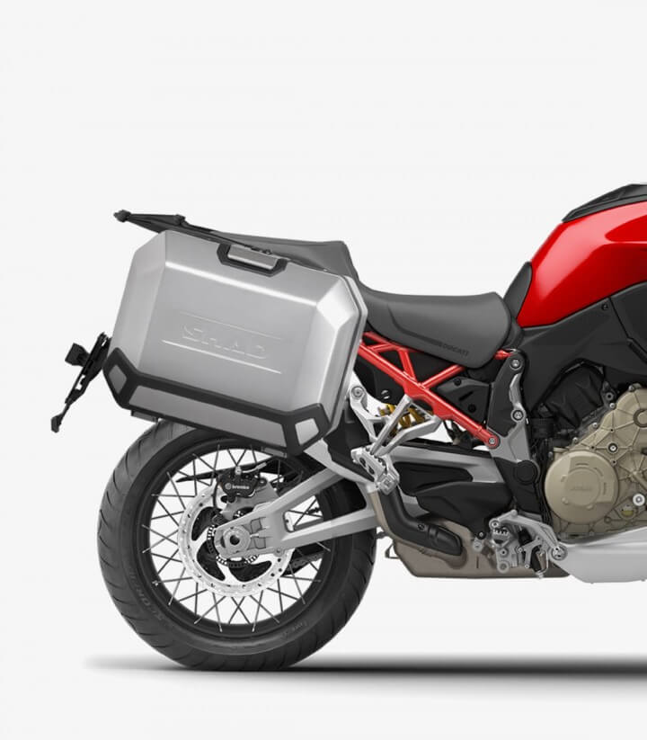Soportes 4P maletas laterales SHAD D0MV114P para Ducati Multistrada V4 S1200 (21-24)