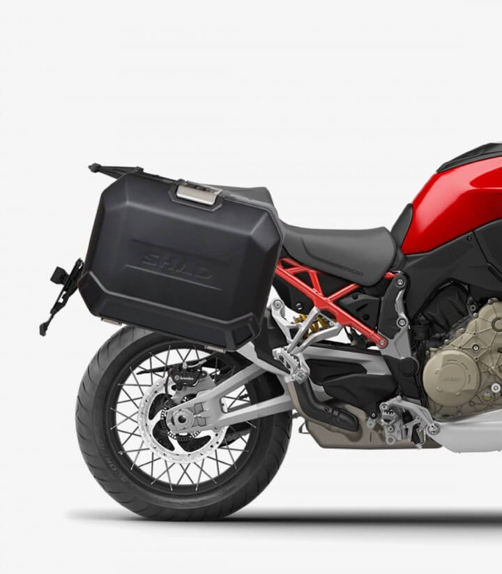 Soportes 4P maletas laterales SHAD D0MV114P para Ducati Multistrada V4 S1200 (21-24)