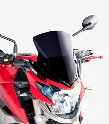 Windschild Puig New Generation Sport Suzuki GSR750 (11-16) Schwarz 5646N