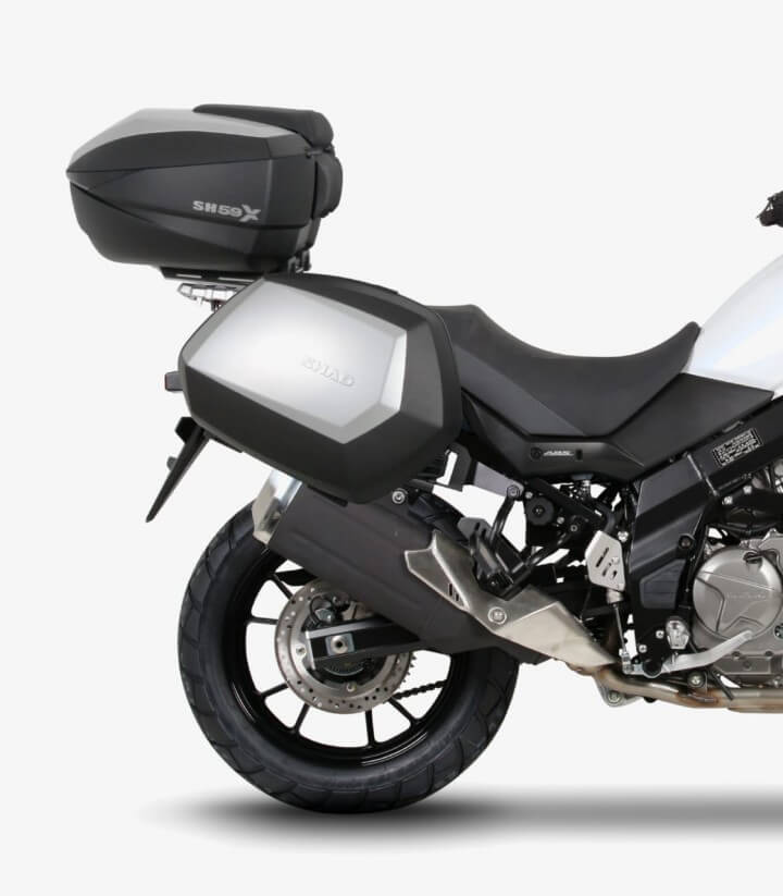 Soportes 4P maletas laterales SHAD S0VS694P para Suzuki V-Strom 650/XT (17-25)