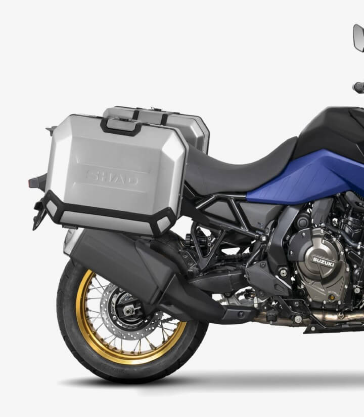 Soportes 4P maletas laterales SHAD S0VS834P para Suzuki V-Strom 800 SE/DE/Tech (23-25)
