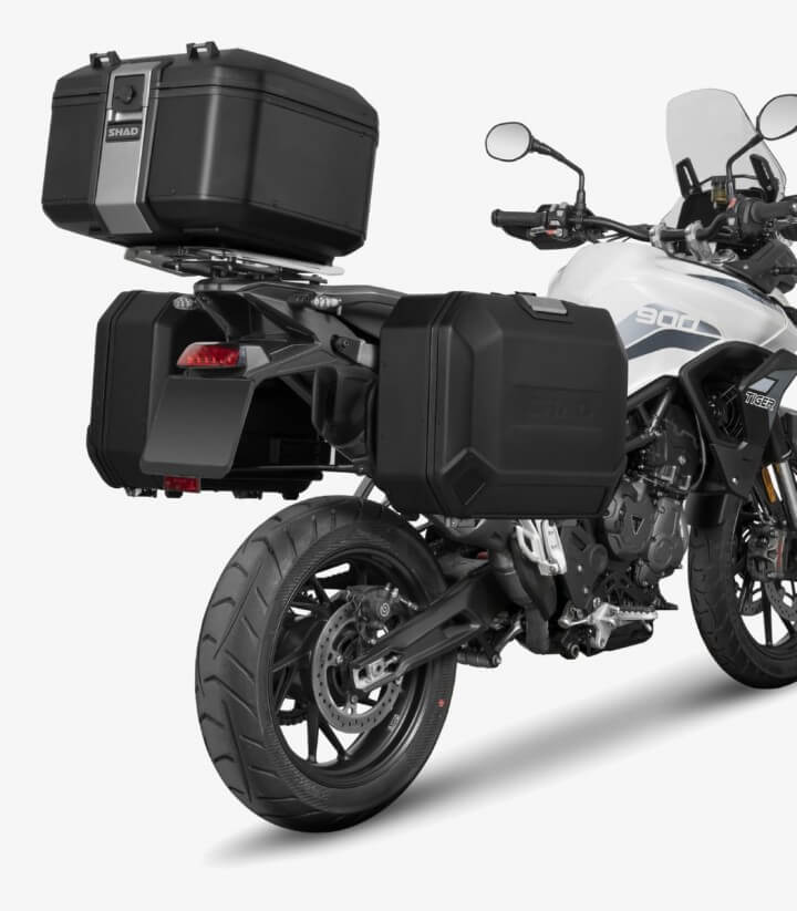SHAD 4P Seitenkoffer-Träger T0TG904P für Triumph Tiger 850 Sport (21-26), 900/GT/Rally (20-26)