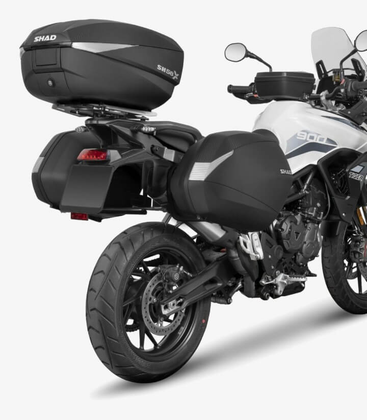 SHAD 4P Seitenkoffer-Träger T0TG904P für Triumph Tiger 850 Sport (21-26), 900/GT/Rally (20-26)
