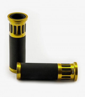 Golden Racing motorcycle grips by Puig