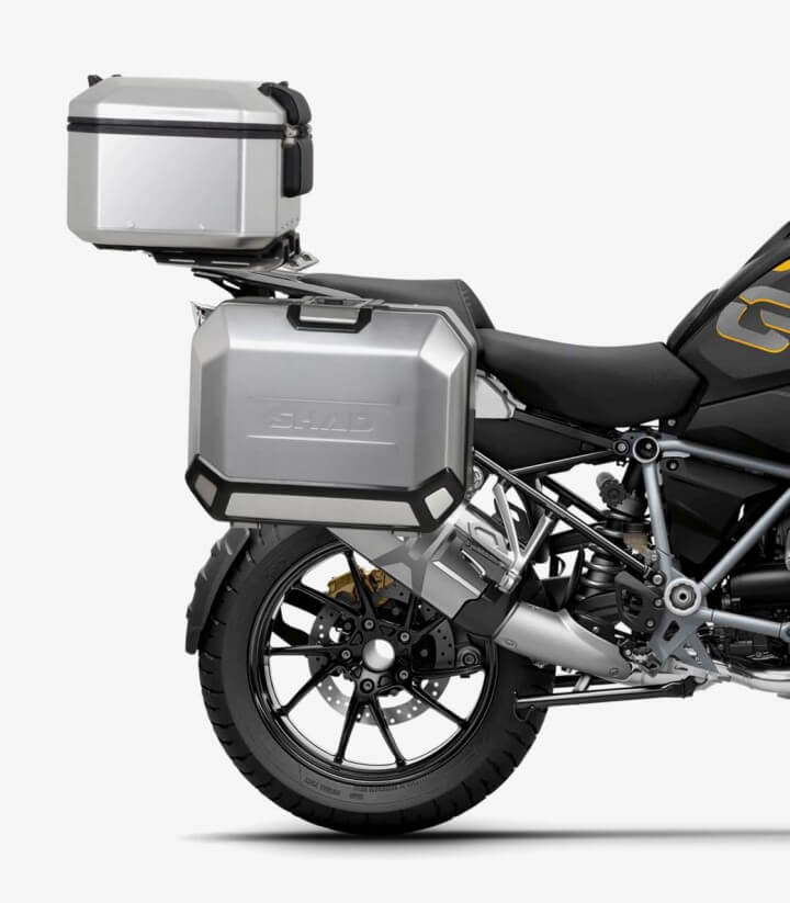 Soportes 4P maletas laterales SHAD W0GS124P para BMW R1200 GS / Adventure (13-19), R1250GS / Adventure (19-25)
