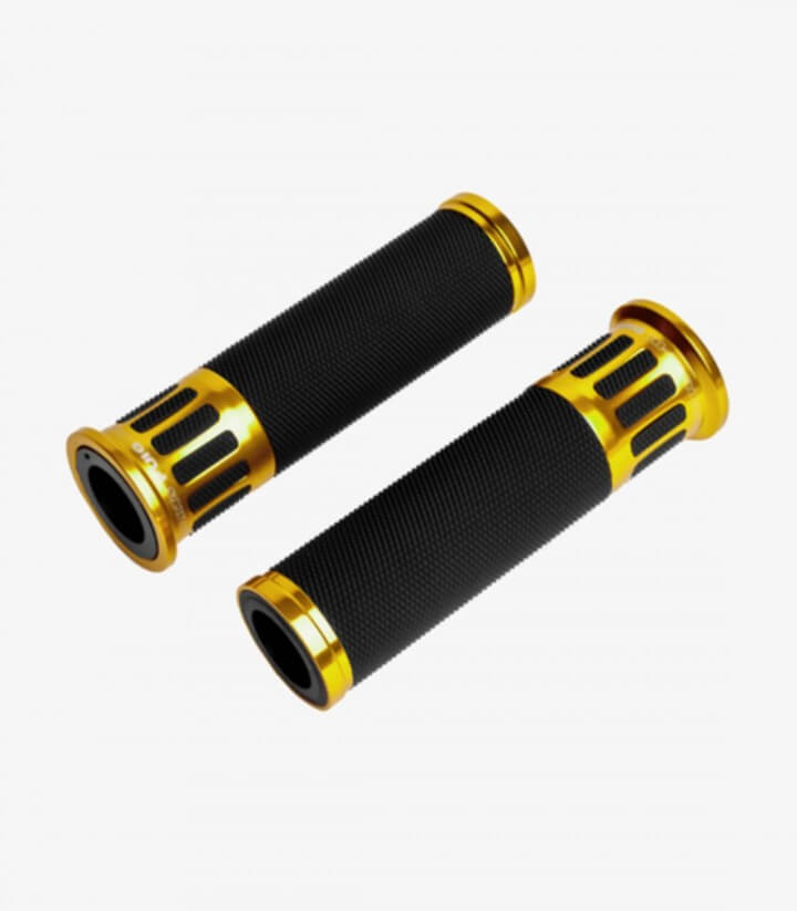 Puños de moto Racing Dorados de Puig