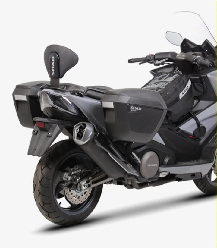 Kit fijación respaldo K0AK57RV SHAD Kymco AK 550 (17-25)