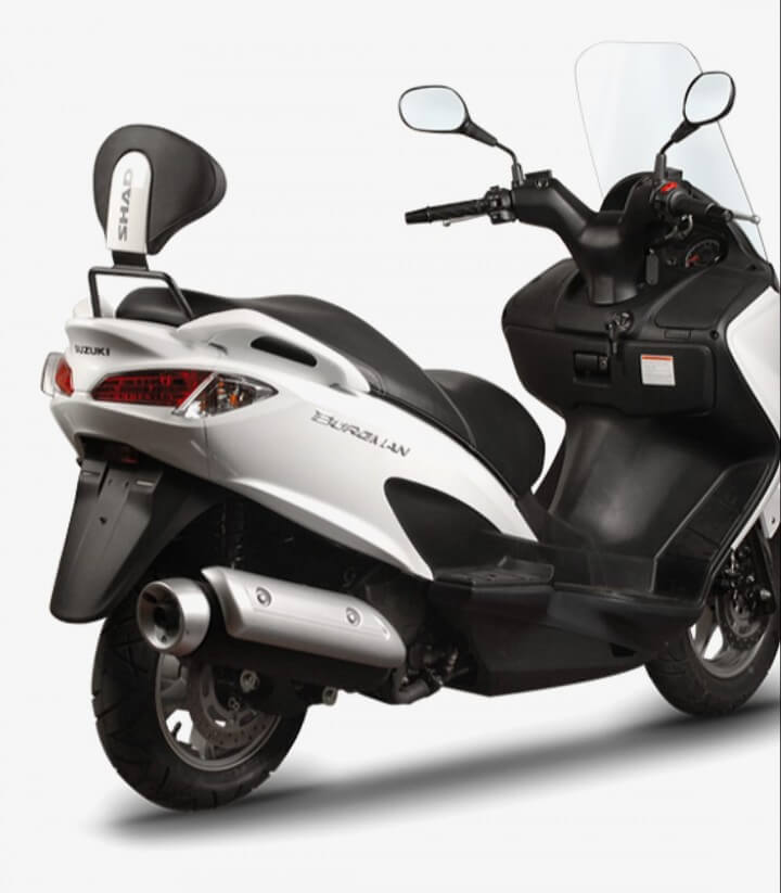 Kit fijación respaldo S0BR17RV SHAD Suzuki Burgman 125/200 (07-21)