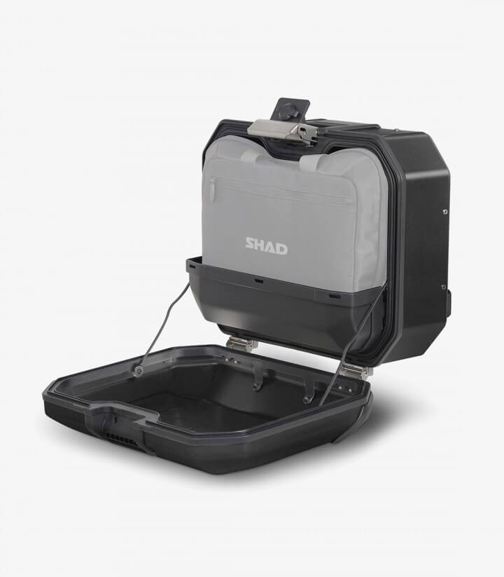 Maleta lateral Izquierda SHAD TR36L Aluminio Black Edition Terra 36 Litros