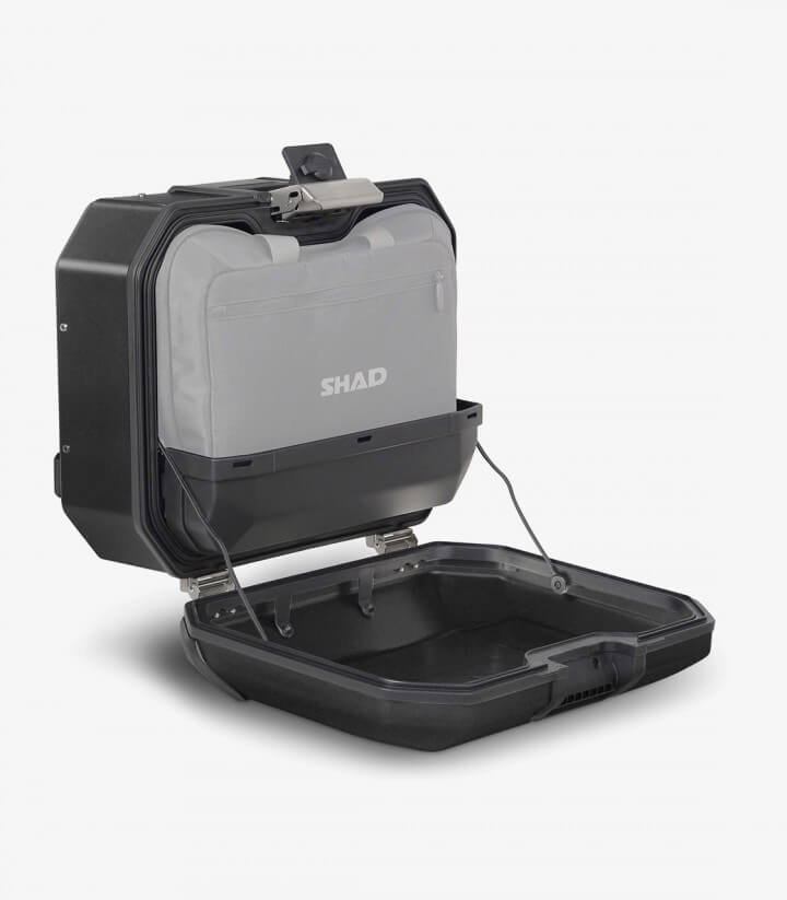 Maleta lateral Derecha SHAD TR36R Aluminio Black Edition Terra 36 Litros