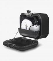 Left Side Case SHAD Terra TR47L Aluminum Black Edition 47 Liters