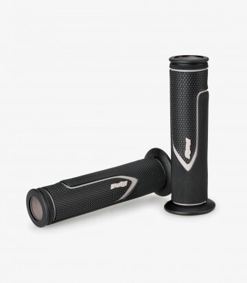 Motorradgriffe Core in Grau von Puig 20796U