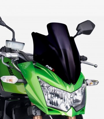 Windschild Puig New Generation Sport Kawasaki Z750 (07-12) Schwarz 4523N