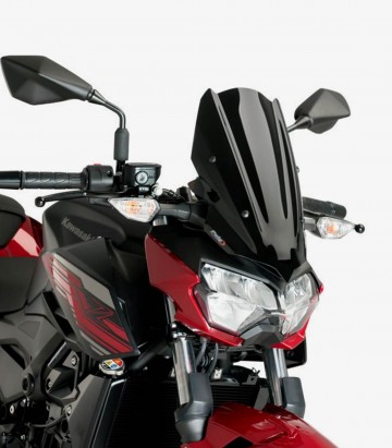 Windschild Puig New Generation Sport Kawasaki Z400 (19-20, 23-24) Schwarz 3548N