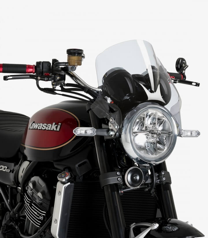 Windschild Puig Windy Klar 21351W für Kawasaki Z900RS (18-25) / Z900RS SE (22-26)
