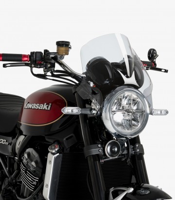Puig Windy Windshield Transparent 21351W for Kawasaki Z900RS/RS SE (18-25)