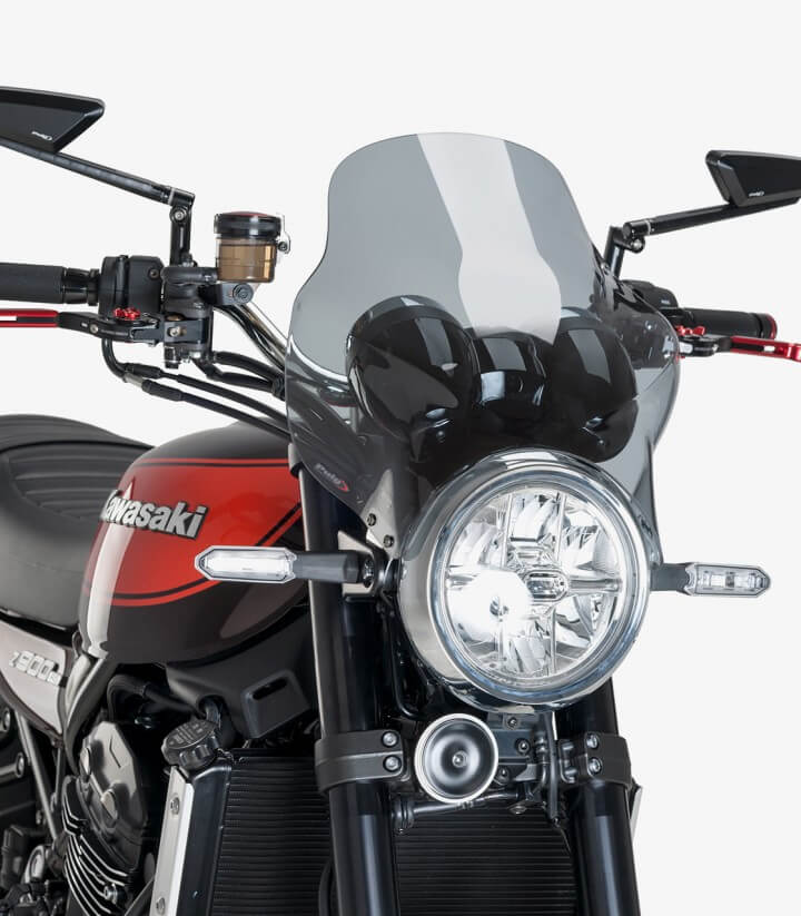 Cúpula Puig Top Ahumado oscuro 21352H para Kawasaki Z900RS/RS SE (18-25)