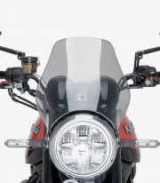 Puig Naked Windshield Smoked 21347H for Kawasaki Z900RS/RS SE (18-25)
