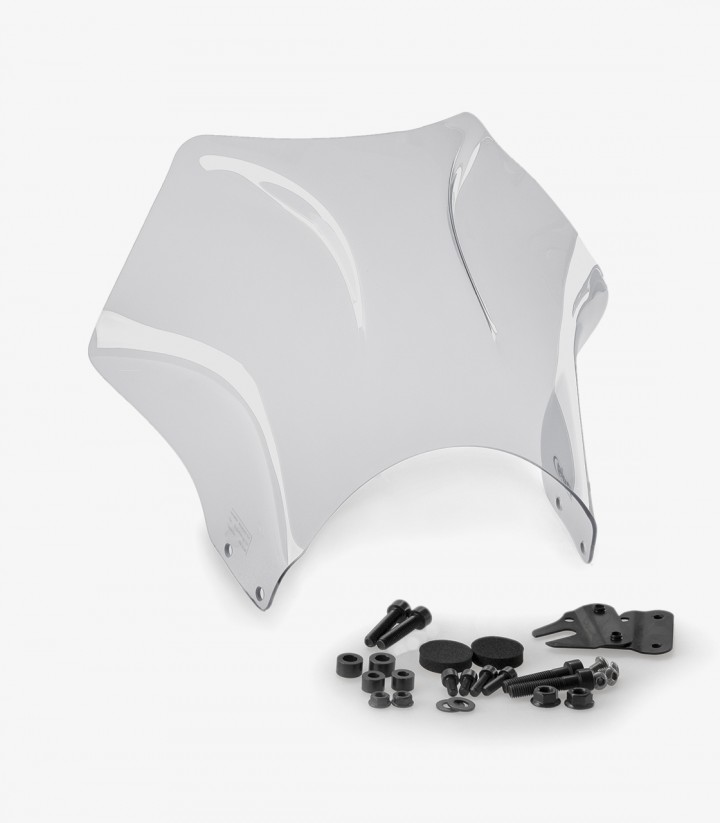 Puig Raptor Windshield Transparent 21348W for Kawasaki Z900RS/RS SE (18-25)