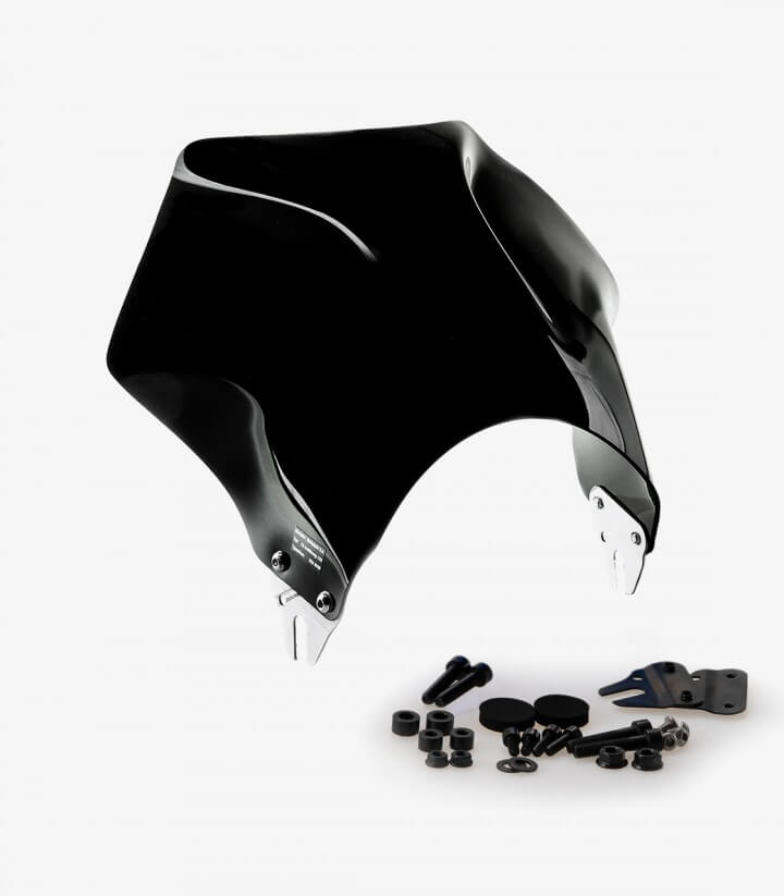 Cúpula Puig Raptor Negro 21348N para Kawasaki Z900RS/RS SE (18-25)