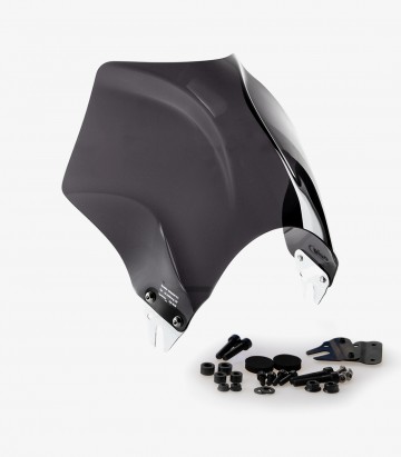 Puig Raptor Windshield Dark smoked 21348F for Kawasaki Z900RS/RS SE (18-25)