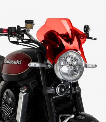 Puig Cockpit Windshield Red 21349R for Kawasaki Z900RS/RS SE (18-25)