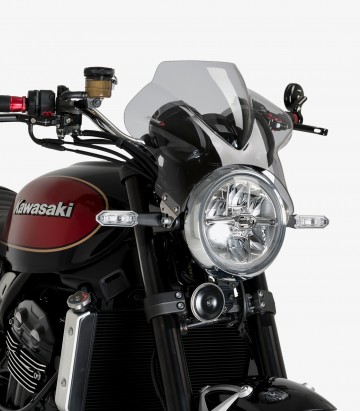 Puig Cockpit Windshield Smoked 21349H for Kawasaki Z900RS/RS SE (18-25)