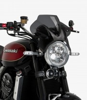 Puig Cockpit Windshield Dark smoked 21349F for Kawasaki Z900RS/RS SE (18-25)