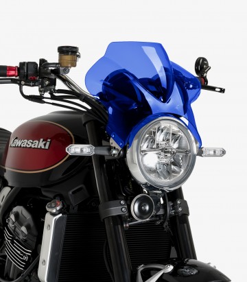 Windschild Puig Cockpit Blau 21349A für Kawasaki Z900RS (18-25) / Z900RS SE (22-26)