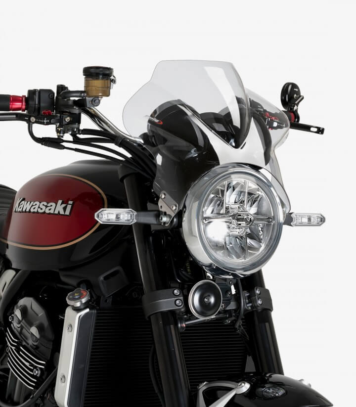 Cúpula Puig Cockpit Transparente 21349W para Kawasaki Z900RS/RS SE (18-25)