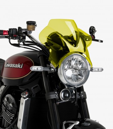 Puig Cockpit Windshield Yellow 21349G for Kawasaki Z900RS/RS SE (18-25)