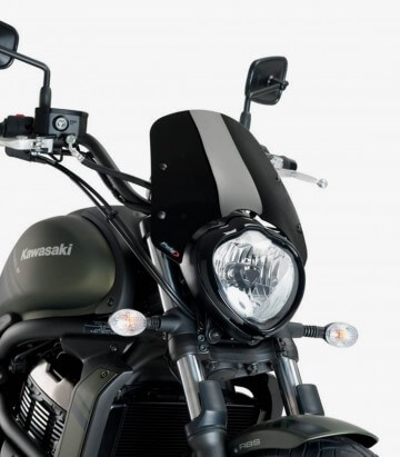 Kawasaki Vulcan S (2015 - 2024) Puig New Generation Sport Black Windshield 3175N