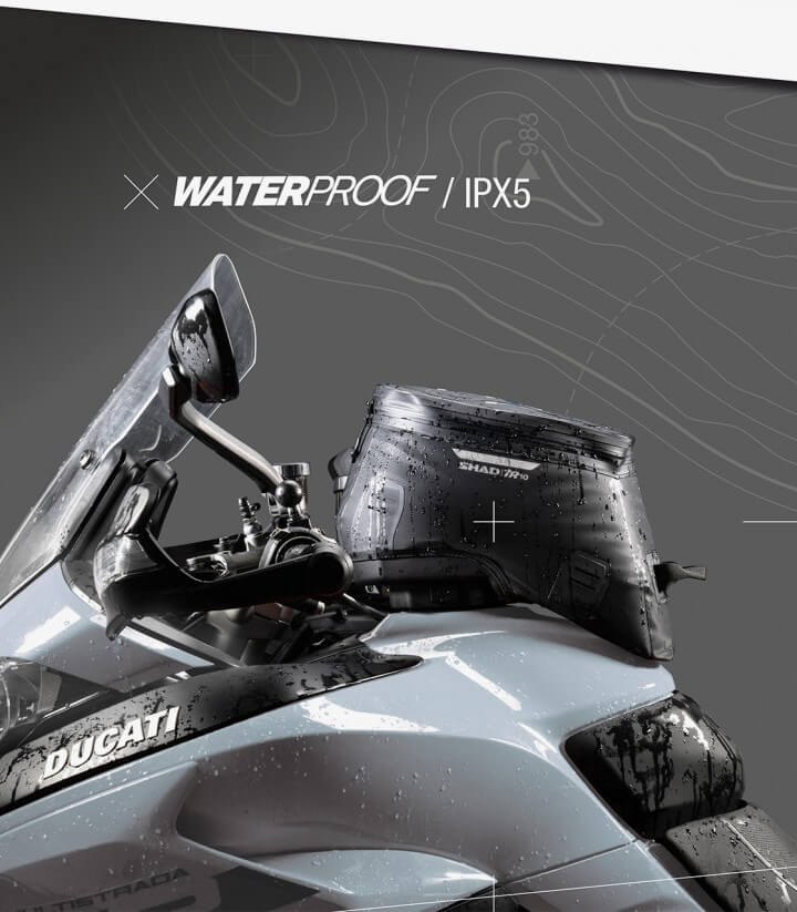 Bolsa de Depósito Impermeable SHAD Click System TR10CL