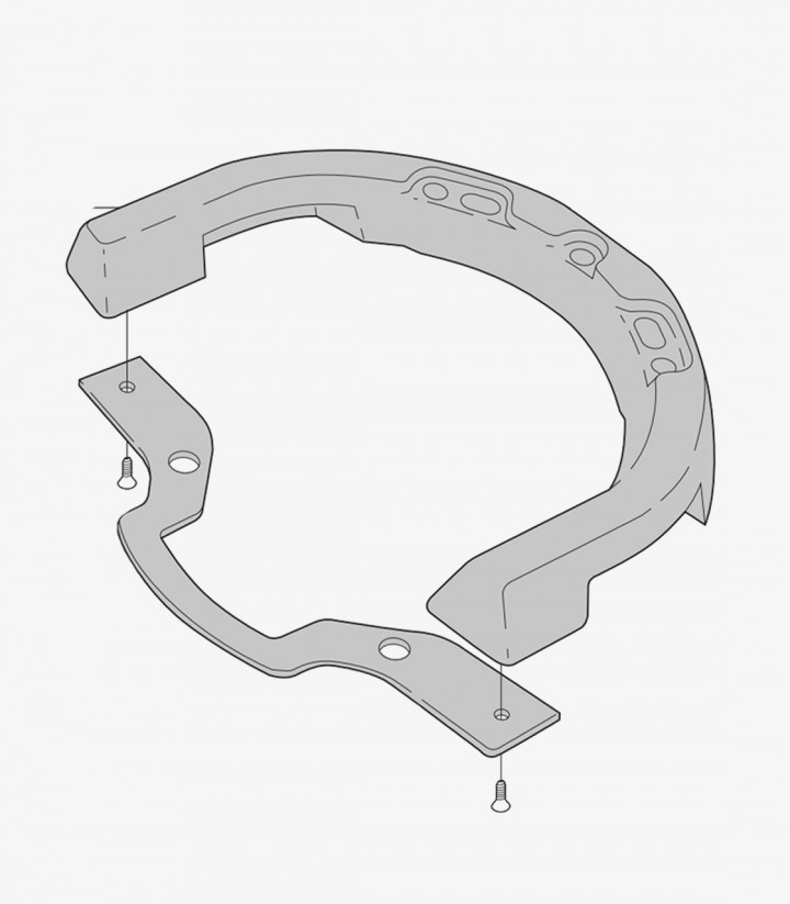 Kit fijación bolsa SHAD Click System M011CS para Morbidelli T1002VX (24-25)