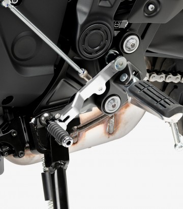 Puig Gear Lever 21779P for Yamaha Tracer 7/GT, MT-07 / Pure / Y-AMT (21-25) in Silver
