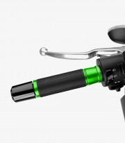 Green Ascent motorcycle grips by Puig